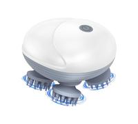 Ankilo Massageur Électrique, Massageur Électrique pour Animaux de Compagnie, 4 Têtes de Massage, Gratte-Chat pour la Tête et le Dos, Soulage les Muscles Raides et Contractés