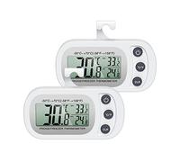 Ankilo Thermomètre numérique pour réfrigérateur - Thermomètre d'intérieur sans fil avec fonction d'enregistrement max/min - Thermomètre d'intérieur pour la maison, les restaurants
