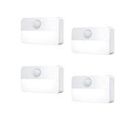 Ankilo Veilleuse LED avec détecteur de mouvement - Lampe de chevet pour bébé - Pour chambre à coucher, chambre d'enfant, escalier, 4 pièces