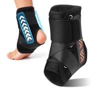 Ankle Brace for Men Women with Auto-adaptive Side Pads,Quick-Adjust Figure 8 Ankle Support Brace, Lightweight In-Shoe Lace Up Ankle Stabilizer for Sprained Ankle,Injury Recovery,Sports (1pcs)