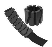 Ankle Weights - 2x 5 Pound Silicone Strength Training Weight, Pilates Equipment Wrist Bracelet for Aerobics Physical Theraapy Rehabilitation Workout | Low Exercise, Senior Fitness Training