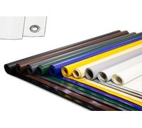 ANKO PLANEN Bâche Camion 700g/m² en PVC - Extra résistante - avec œillets et sans œillets - Bâche de Protection Premium (Anthracite, 5m x 6m, œillets Ronds de 12mm)