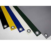 ANKO PLANEN Bâche PVC Camion 680-700 g/m², Largeur 2,5 m, avec œillets Ronds - bâche Couverture/Protection pour conteneur, carport, Camping et Bateau (Gris RAL7042)