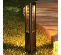 AnKooAnr Lampe de Chemin de Paysage Moderne à LED Noires, éclairage d'extérieur en aluminium, étanche, luminaire d'allée, lampadaire extérieur pour pelouse, Cour, patio, décoration