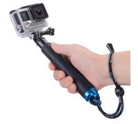 AnKooK Selfie Stick pour caméra GoPro Pole Aluminium étanche Poignée réglable Extension 48,3 cm avec dragonne pour caméra GoPro H