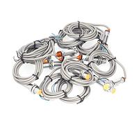 ANKROYU 10 pièces commutateur de capteur de proximité inductif PNP NO capteur d'approche à 3 Fils 6-36VDC Distance de détection réglable pour l'automatisation Industrielle équipeme