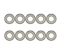 ANKROYU 10 pièces ensemble de roulements miniatures latéraux à bride de roulement à billes à gorge profonde à grande vitesse F6903ZZ F6904ZZ F6905ZZ F6906ZZ pour imprimantes, copie (F6904ZZ)