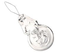 ANKROYU 100 pièces enfile-aiguille en plastique, fil d'aluminium en forme de gourde, insertion de boucle de fil, machine à coudre manuelle pour machines à coudre (Double assurance)