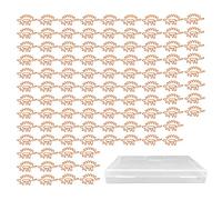 ANKROYU 100pcs Dinosaur Paper Clips mignon mini-métal électroplate de la papeterie de bureau pour la rouille pour le dossier de documents à la maison Utiliser des clips de forme am