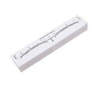 ANKROYU 100PCS Règle De Tatouage De Sourcil, Guide De Règle De Microblading De Sourcil Adhésif, Autocollants En Forme De Pochoir à Sourcils, Échelle Transparente, Outil De Mesure Des Sourcils