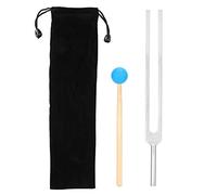 ANKROYU 136.1 HZ Diapason de Yoga en Alliage d'Aluminium, Outils de Thérapie de Guérison du Son, Kit de Diapason avec Marteaupour L'Instrument de Musique, L'équilibrage
