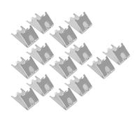 ANKROYU 14PCS Clip d'étagère de congélateur de 1,5 mm, Clip de support d'étagère de réfrigérateur à boucle en acier inoxydable 304, Clip d'étagère de refroidisseur de congélateur