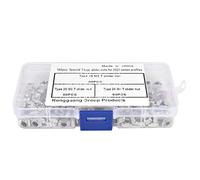 ANKROYU 160 PCS M3 à M5 T Slot Slot Sliding Nut Fastener Hardware for Durness Long Service Life with Plastic Rangement Box, Cadre industriel