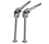 ANKROYU 2 pièces arbre d'entraînement CVD avant de voiture RC pièce de mise à niveau robuste en acier inoxydable pour axe solide LOSI LMT remplacement de camion à échelle 1/8 longu