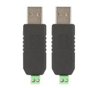 ANKROYU 2PCS Convertisseur Série USB vers RS485, Module Adaptateur Convertisseur en Plastique, Convertisseur Série, Connecteur Adaptateur pour équipements De Contrôle Industriel