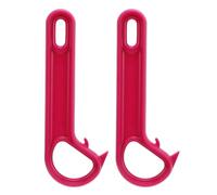 ANKROYU 2pcs Easy Open Ring Pull Tiol Canner Opender Opender Manual Opening Facile pour les personnes âgées avec des mains faibles (Violet)