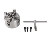 ANKROYU 3 pouces K72 80 4 mâchoires indépendantes réversibles mandrin de tour à métal accessoires de machine de tournage mandrin de tour de précision robuste pour machinistes métal