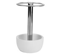 ANKROYU 304 Brosse à Dents en Acier Inoxydable Punch à Brosse à Dents Gratuite Rack de Rangement de Rangement Accessoires de Salle de Bain avec Conception Circulaire pour Salle de (Blanc)