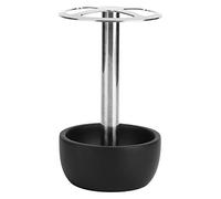 ANKROYU 304 Brosse à Dents en Acier Inoxydable Punch à Brosse à Dents Gratuite Rack de Rangement de Rangement Accessoires de Salle de Bain avec Conception Circulaire pour Salle de (Noir)
