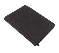 ANKROYU 360 cartes cartes à trading Binder 9 Pocket étanche album de collection de cartes en cuir PU avec fermeture de fermeture éclair pour les cartes de jeu Sports Collecteurs Or (Noir)