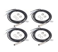 ANKROYU 4 Jeux de capteurs de proximité 8mm, Interrupteur inductif NPN 2 Fils, Contact NC 6 36VDC pour équipement de détection de métaux d'automatisation Industrielle