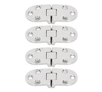 ANKROYU 4 pièces charnières de porte de qualité marine en acier inoxydable 316 avec trous de montage charnières de porte de trappe antirouille robustes pour portes de maison d'armo