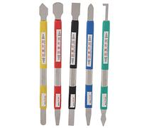 ANKROYU 5PCS Te-020 Couteau Indiscret à Colle CPU, Professional Pry Chisel, Outil De Démontage Spatule, Pelle En Plastique De Démontage Pour Téléphone Portable, Pour le Démontage de la Vitre Arrière