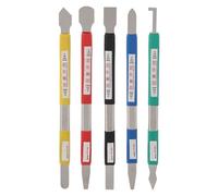 ANKROYU 5PCS Te-020 Couteau Indiscret à Colle CPU, Professional Pry Chisel, Outil De Démontage Spatule, Pelle En Plastique De Démontage Pour Téléphone Portable, Pour le Démontage de la Vitre Arrière