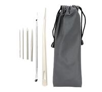 ANKROYU 6 Pièces Ensemble D'aiguilles De Paracorde En Acier Inoxydable, Aiguilles de Couture de Laçage FID Paracorde, Aiguilles à Coudre De Micro Paracorde Pour Fournitures Artisanales De Bricolage