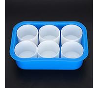 ANKROYU 6PCS Gobelets De Mélange De Peinture, Récipient De Mélange De Peinture Récipients D'Aquarelle En Plastique, Boîte De Peinture à L'Aquarelle Vide Pour Mélanger la Peinture