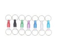 ANKROYU 7pcs Set Keychain détachable Aluminium ALLIAG