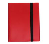 ANKROYU 9 Pocket Trading Card Binder 360 Slots Premium Durable EmperproofP PP Material Maters Sports Carte d'album Book Organizer Book For Collecteurs Baseball Football Pokémon Car (Rouge)