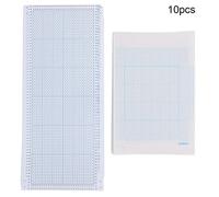 ANKROYU Accessoire pour machine à tricoter, carte en nylon, outil de couture, 10 pièces, papier quadrillé pour cartes perforées pour machines à tricoter SK270 SK272 SK370 SK830, ma