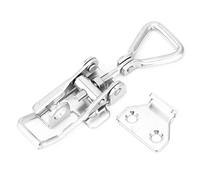 ANKROYU Acier inoxydable Hasp Loquets Boucle 304 Réglable Verrouillable Heavy Duty Matériel Accessoires pour Véhicules Ingénierie Home Improvement 126g Surface Polie 8KN Capacité D