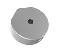 ANKROYU Adaptateur de montage pour trépied satellite rectangulaire robuste, alliage d'aluminium usiné CNC, support d'antenne à filetage 1/4 20 pour camping-car sur le toit, utilisa