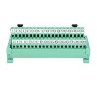 ANKROYU Adaptateur de panneau de panne de borne de borne de borne IDC 40P Adaptateur PLC Connecteur de borne PLC Module d'interface de montage de rail DIN High Performance pour