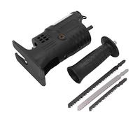 ANKROYU Adaptateur de perceuse électrique vers tronçonneuse Kit de convertisseur robuste avec 3 lames Outil de scie alternative ergonomique pour la coupe du bois, du plastique et d