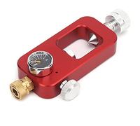 ANKROYU Adaptateur de plongée DIDEEP pour équipement de plongée, Grande Bouteille vers Petite Bouteille, manomètre 8 mm, 0,5 L, 1 L, Aluminium Aviation léger 6061 pour Les Amateurs (Rouge)