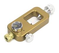 ANKROYU Adaptateur de plongée DIDEEP pour équipement de plongée, Grande Bouteille vers Petite Bouteille, manomètre 8 mm, 0,5 L, 1 L, Aluminium Aviation léger 6061 pour Les Amateurs (Ou)