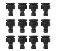 ANKROYU Adaptateur de Robinet de Tuyau de Jardin 12pcs Connecteur de tuyaux à Eau Multi But G1 / 2 G3 / 4 Fixage Filet