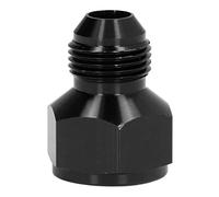 ANKROYU Adaptateur réducteur de tuyau droit AN10 femelle vers AN8 mâle, raccord en alliage d'aluminium noir robuste pour systèmes de carburant, d' et d'eau