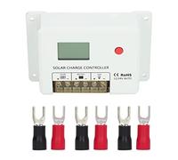 ANKROYU Advanced Solar Charge Controller Adjustable PWM 12V 24V 20A LCD Display Multi Protection for Solar Panel Systems RV Marine Off Grid Power