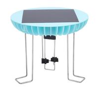 ANKROYU Agitateur d'eau à énergie Solaire 0.5W, Bain d'oiseaux avec Moteur sans balais pour décoration d'étang de Jardin, Plastique ABS 160x130mm IP65