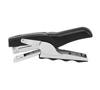 ANKROYU Agrafeuse de bureau robuste, Type pince à économie de travail, agrafeuse pour la Collection artisanale de bureau, ABS noir 172x30x71mm, 100 pièces