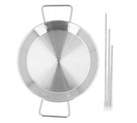 ANKROYU Al Pastor Skewers Brochette de rôtissoire verticale robuste en acier inoxydable avec 3 pointes amovibles 8 10 12 pouces pour griller le rôtissage et la cuisine en plein air