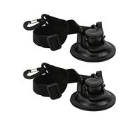 ANKROYU Ancrages à Ventouse Robustes, 2 mousquetons de 9 cm, Crochets d'arrimage pour auvents latéraux de Voiture, tentes de Camion, matériel de Camping, Fixation en Plastique PVC