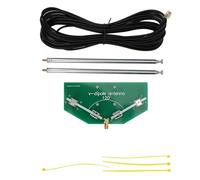 ANKROYU Antenne dipôle V de qualité Professionnelle Antenne d'antenne FM Universelle pour Radio intérieure pour systèmes stéréo domestiques avec connecteur d'en-tête SMA à Large FR