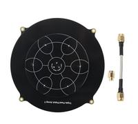 ANKROYU Antenne Patch à Triple Alimentation 5,8 GHz Antenne FPV Directionnelle à Polarisation Circulaire à Gain Élevé pour Drones RC Vols Longue Portée Noir 150 mm