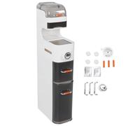 ANKROYU Armoire de Rangement de Plancher en Plastique 6 Niveaux Multifonctionnel Slim étroit Conception avec Roues Organisateur de comprimés d'aromathérapie de Grande capacité pour