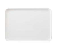 ANKROYU Assiette de petit-déjeuner en plastique, plateau de service alimentaire rectangulaire, plat polyvalent léger et Durable pour la maison, le café, l'hôtel, la cuisine, le res